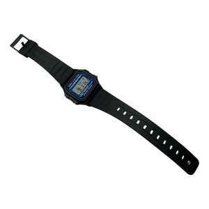 Casio F-105 Illuminator Digital Watch Black Blue F-105W-1A